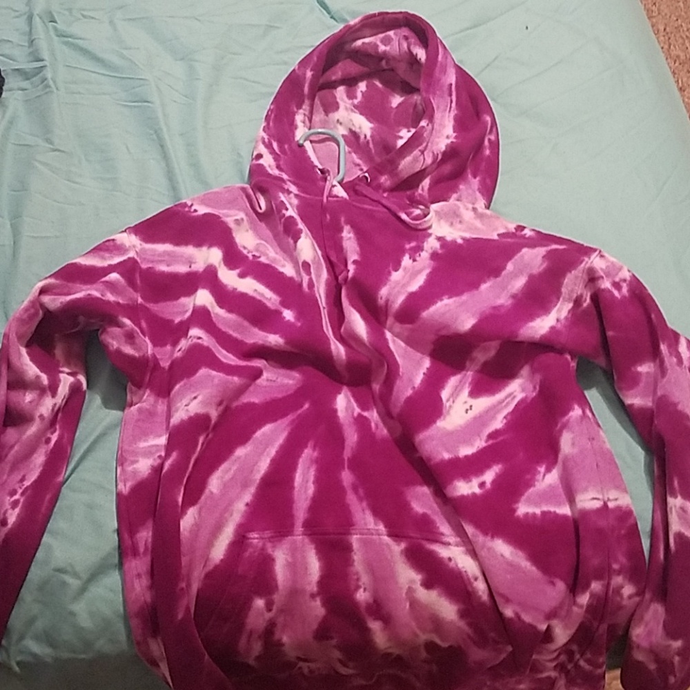 Purple tie dye Sweatshirt
